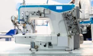 overlock machine closeup, nobody, clothing sew